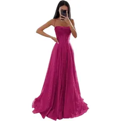 新品未使用 オフショルダードレス 2026 ノースリーブ女性用 ダンスパーティードレス スパンコール薄地スカート エレガント欧米風