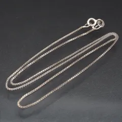 H819 ヴィンテージ 925刻印 ネックレス ベネチアンチェーン デザイン シルバー