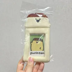 文具 プリン カードホルダー キーホルダー