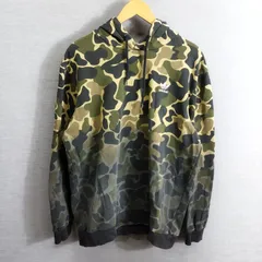 adidas Originals アディダス オリジナルス CAMO HOODIE カモ フード パーカー 裏起毛 CE1547 カモフラ 迷彩 グラデーション トレフォイル ロゴ 刺繍 コットン メンズ XO カーキ系 A758