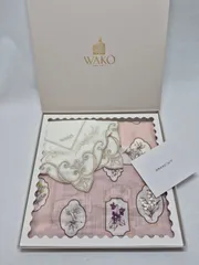 【新品】WAKO レディースハンカチ セット ギフトケース入り