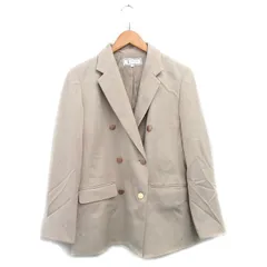ロペピクニック ROPE Picnic テーラードジャケット ブレザー ダブル シンプル 38 ベージュ /KT24