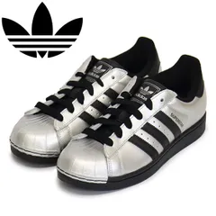 adidas (アディダス) IH1599 SUPERSTAR II W スーパースター レディース スニーカー シルバーメタリック/コアブラック/コアブラック AD359 24.0cm