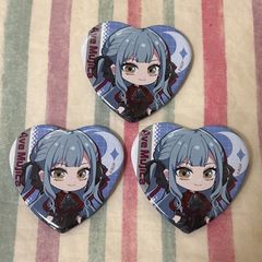 バンドリ AveMujica PalVerse ハート型缶バッジ オブリビオニス - メルカリ
