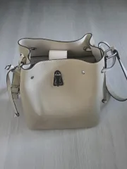 アイボリー バケットバッグ ショルダーバッグ トートバッグ