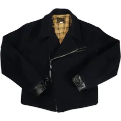 Size【40】 At Last ＆ Co アットラスト/BUTCHER PRODUCTS ブッチャープロダクツ LOT714 MELTON RIDERS JACKET ジャケット 紺 【中古品-良い】 20835051のサムネイル