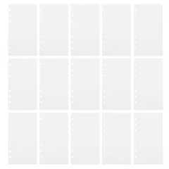 【送料無料】INOOMP シール台紙 A6サイズ 両面剥離紙 40枚 剥がせる シール・ラベルの収集帳 繰り返し使える DIY手帳 帳 文房具 コレクション 厚口 6穴