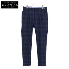 PT01 ピーティーゼロウーノ × BEAMS F C0DFC0 VS04 ﾈｲﾋﾞｰ ｳｰﾙ ﾁｪｯｸ ｽﾗｯｸｽﾊﾟﾝﾂ 46