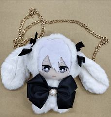 ぬい服 ♡ 16cm ♡ 着ぐるみ 【0504】 白×アッシュグレー - メルカリ