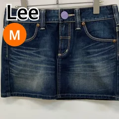 Lee リー スカート ミニスカート デニムスカート ネイビー レディース Mサイズ 【CB837】