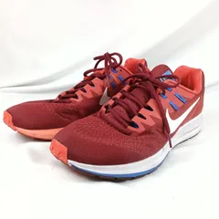 美品 NIKE エアズーム ストラクチャー20 ランニングシューズ30cm レッド×ブルー