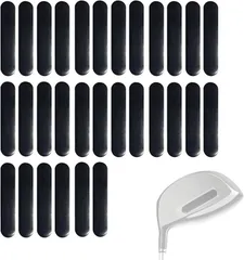 CIWS ゴルフ 鉛 テープ シート シール テニス デッドニング 防音 防振 バランス ウェイト ラジコン (黒, (3gX30枚))