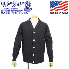 Velva Sheen (ベルバシーン) 161843 FREEDOM CARDIGAN フリーダム カーディガン アメリカ製 全3色 VLVS021 BLACK L