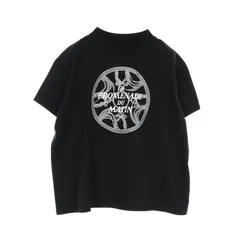 エルメス HERMES 半袖Tシャツ Promenade du Matin ブラック コットン 半袖Tシャツ レディース Used A