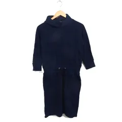 ロッソ ROSSO アーバンリサーチ スウェット パーカー ワンピース ロング丈 無地 コットン 綿 F ネイビー 紺 /FT43