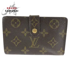 LOUIS VUITTON ルイヴィトン モノグラム ポルトフォイユ ヴィエノワ ブラウン PVC M61674 折財布 コンパクトウォレット レディース 506424【中古】