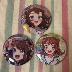 バンドリ Poppin'Party 活動10周年記念イラスト 缶バッジ 戸山香澄