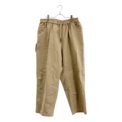 【美品】  S.F.C (SFC) / エスエフシー | WIDE TAPERED EASY PANTS  / ドローストリング ワイド テーパード イージー パンツ | XL | beige | メンズ