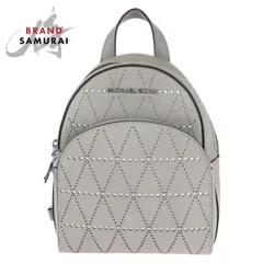 美品 Michael Kors マイケルコース グレー シルバー金具 レザー 35H7SAYB1T リュック・デイパック バックパック レディース 506853【中古】