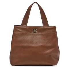 CHANEL シャネル マトラッセ トートバッグ ココマーク キャビアスキン ブラウン　ヴィンテージ金具  レディース バッグ レディース【中古】【送料無料】【SS】