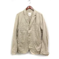 ディーゼル DIESEL 国内正規品 テーラードジャケット シングル 刺繍 コットン 綿 M ベージュ /FT17
