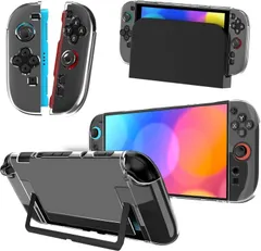 Elnicec switch 2 カバー2025新登場 Switch 2 カバー クリア カバー TPU Joy-Con(L)/(R) 分体式設計 着脱簡単 黄ばみなし NABI_831