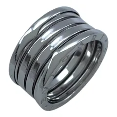 ブルガリ BVLGARI ビーゼロワンリング4バンド(M) ホワイトゴールド 750 ジュエリー