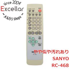 [bn:17] SANYO製　テレビリモコン　RC-468のサムネイル