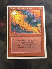 kw4 79 イタリア語 赤霊破/Red Elemental Blast IT  4ED MTG 多言語 他言語