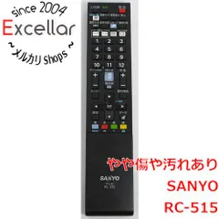 [bn:12] SANYO製　テレビリモコン　RC-515のサムネイル