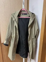ザラ ZARA レディース アウター カーキ色