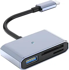 Amzhfeng USB Type-C sdカードリーダー 3in1 USB/SD/TF変換アダプタ カメラアダプタ OTG機能 写真/動画 高速データ転送 Phone 15 1414_748
