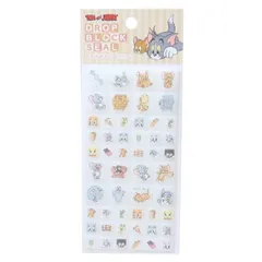 【送料無料】トムとジェリーシールシートぷにゅぷにゅ3Dブロックシール/ファニーアート ワーナーブラザース