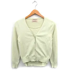 アプワイザーリッシェ Apuweiser-riche アンサンブルニット ニット ノースリーブ カーディガン ビジュー 2 グリーン 緑 /KT1