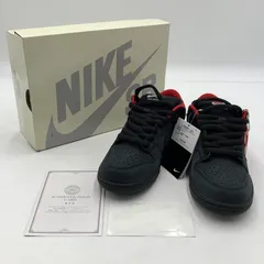 【中古品】NIKE ナイキ × SUPREME シュプリーム 別注 コラボ SB DUNKLOW OG QS SNEAKERS HQ8487-001 ダンク ロー スニーカー 靴 シューズ 【160-260129-ko-04-tei】