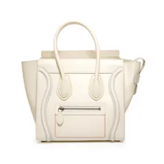 CELINE セリーヌ ハンドバッグ レザー ラゲージ マイクロショッパー【中古】