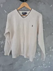 ポロラルフローレン Vネック ニット アイボリー 90size