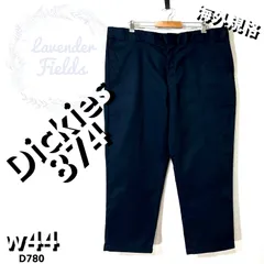 美品ディッキーズ 874ワークパンツD780ブラック極太ルーズDickies大きいサイズw44濃紺ワンポイントロゴアメリカ古着