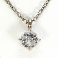 ヨンドシー 4℃ K10WG ネックレス 天然石 総重量約1.5g 約41cm