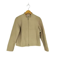 ユーズドフルギ USED古着 {{Lui Chantant}} lamb leather ラムレザーダブルジップシングルライダースジャケット レディース  38