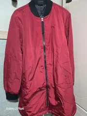 PUMA プーマ ロング ブルゾン ジャケット バーガンディ