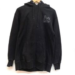 ウエストライドWESTRIDEフルジップ両面プリントスウェットパーカー黒34 