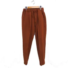 アーバンリサーチ ドアーズ URBAN RESEARCH DOORS イージー テーパードパンツ センタープレス 無地 36 キャメル 茶 /FT24