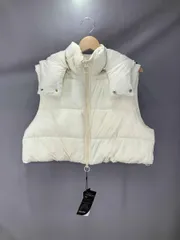 ★ 美品 タグ付き WILD THINGS ワイルドシングス ベスト WT24403SK-UF サイズフリー ホワイト 冬