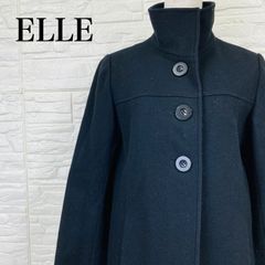 サリア【M】ロングコート アウター Aライン 女優襟 ウエストベルト 