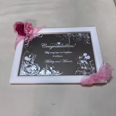 ミッキー＆ミニー ウェルカムボード フォトフレーム