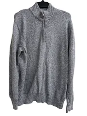 calvin klein ニット ハーフジップ　L      436