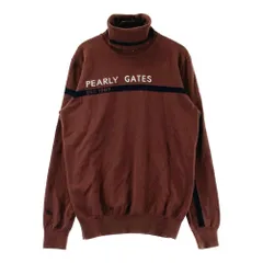 サイズ：0 PEARLY GATES パーリーゲイツ  タートルネック ニットセーター  ブラウン系 [240101610720] ゴルフウェア レディース ストスト