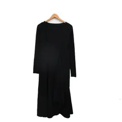 アニュアンス ANUANS ワンピース ロング 長袖 シンプル F ブラック 黒 /KT37