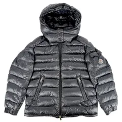 モンクレール ダウンジャケット レディース ロゴ DALLES フード付き アウター サイズ3 MONCLER ブラック 黒 シルバー金具 ナイロン    冬 美品【中古品】